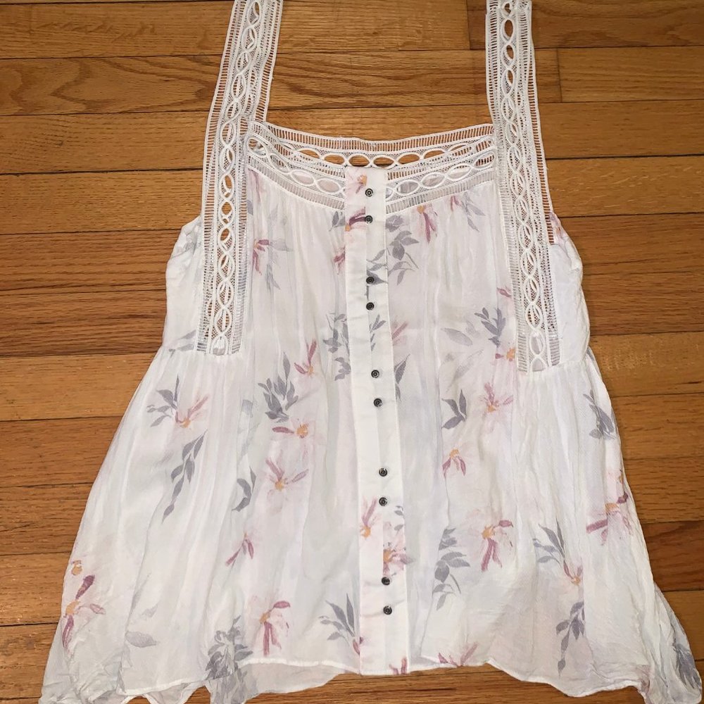 Floral Anthropologie Top